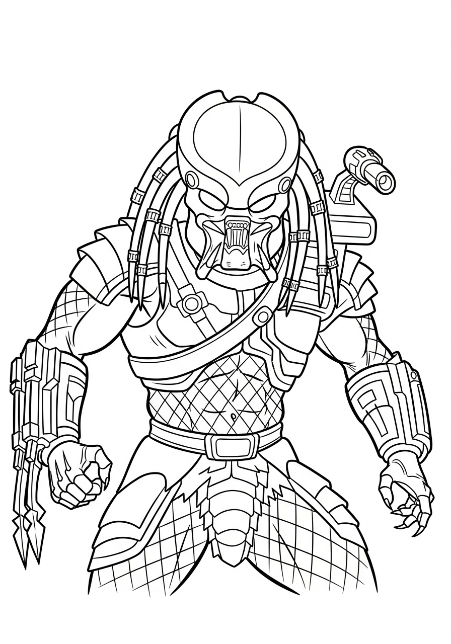 Predator 21 Predator disegni da colorare per bambini maschi 2