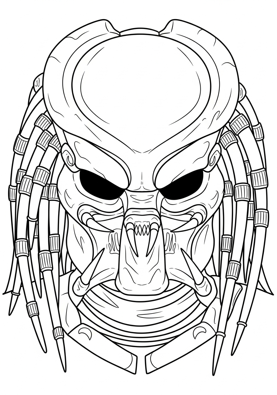 Predator 16 immagini di Predator da stampare e colorare