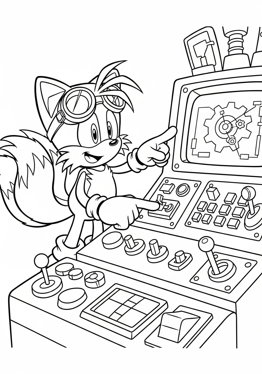 Tails da colorare e stampare gratis