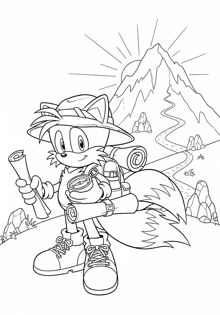 Tails immagini da colorare per bambini