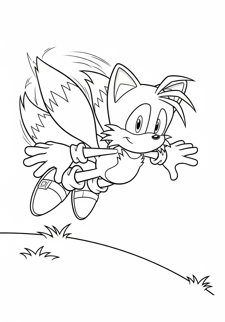 disegni Tails da colorare