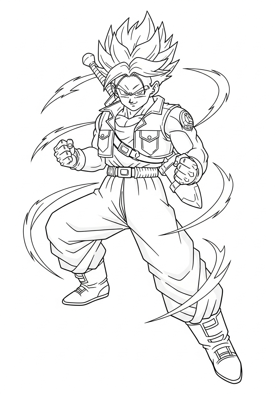 disegno Trunks da colorare e stampare