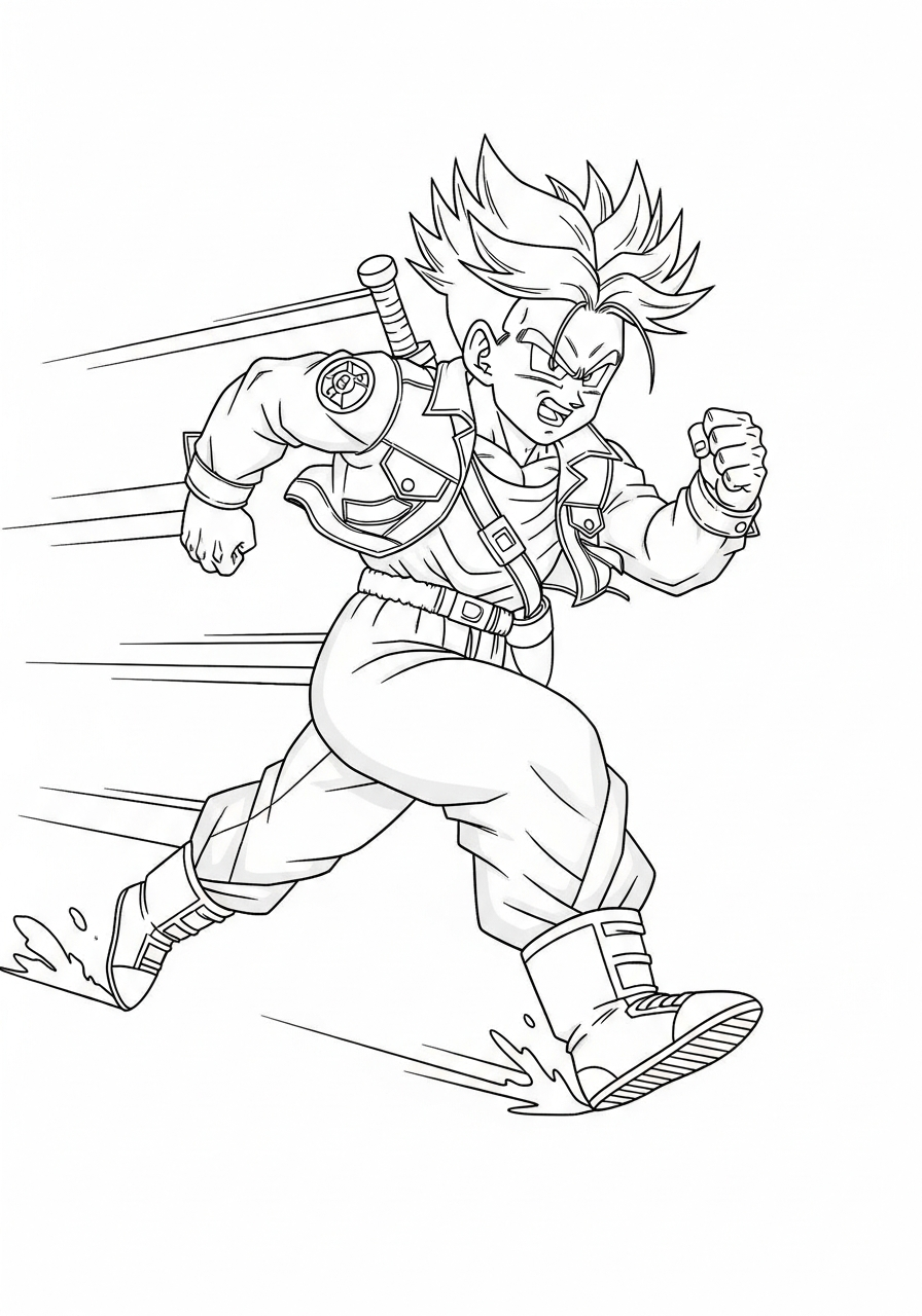 disegni Trunks da colorare per bambini