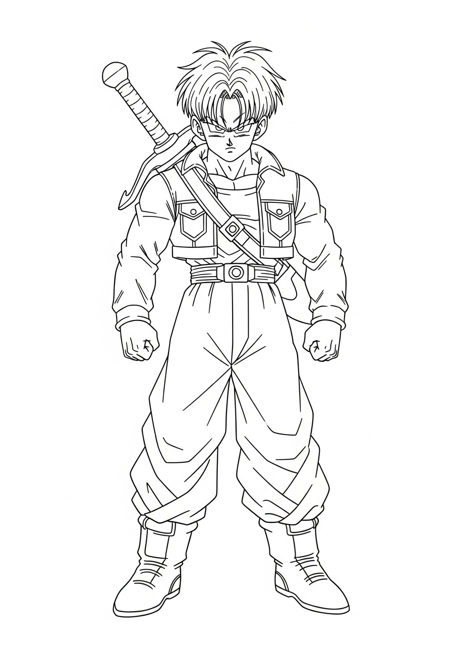disegni Trunks da colorare gratis 1