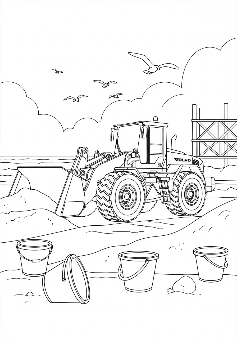 Volvo da colorare e stampare a4