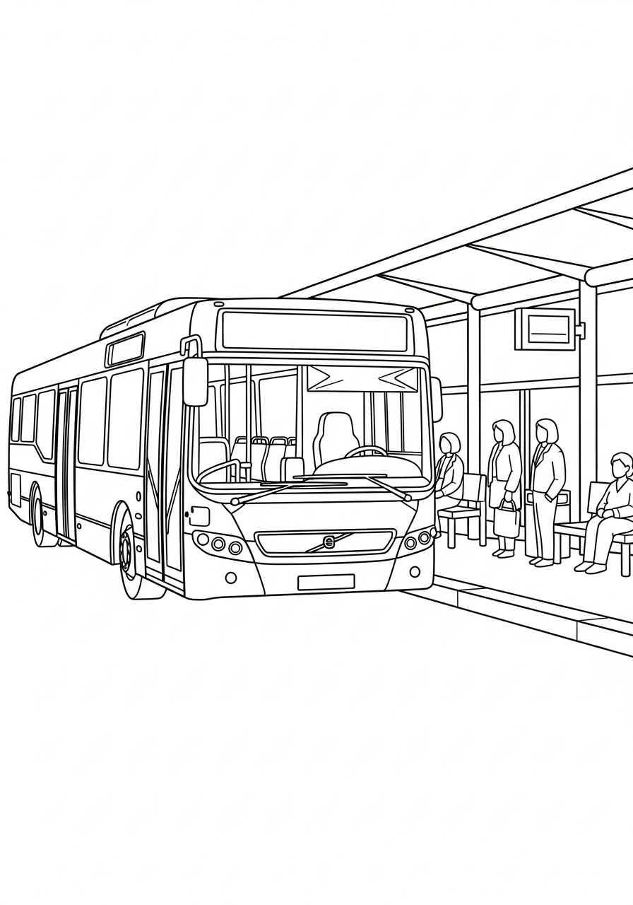 immagini di Volvo da colorare per bambini