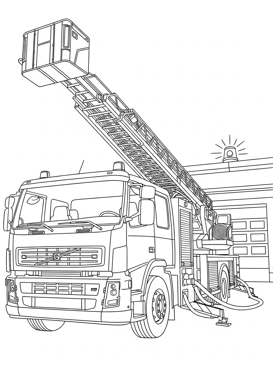 immagine Volvo da colorare