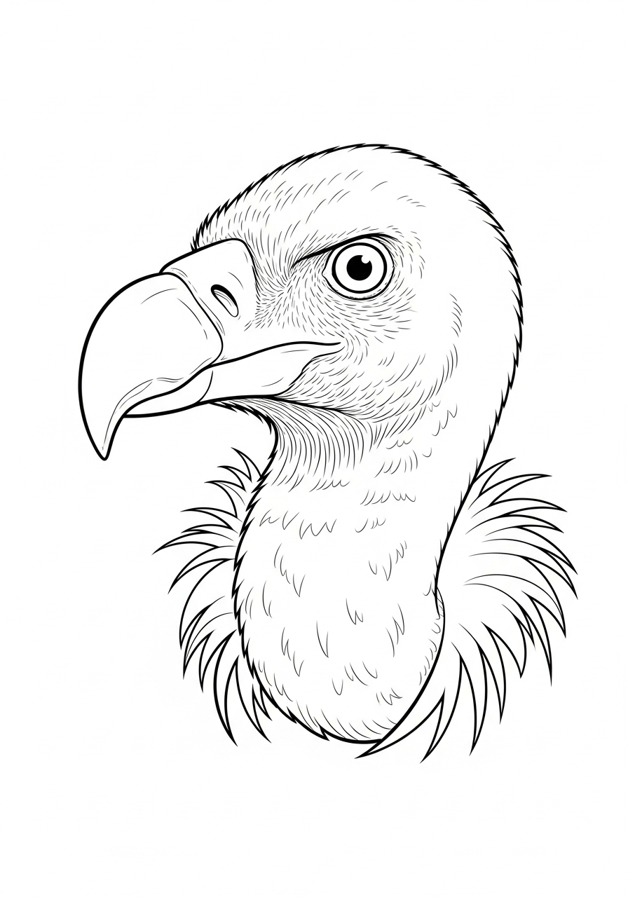 avvoltoio da colorare pdf