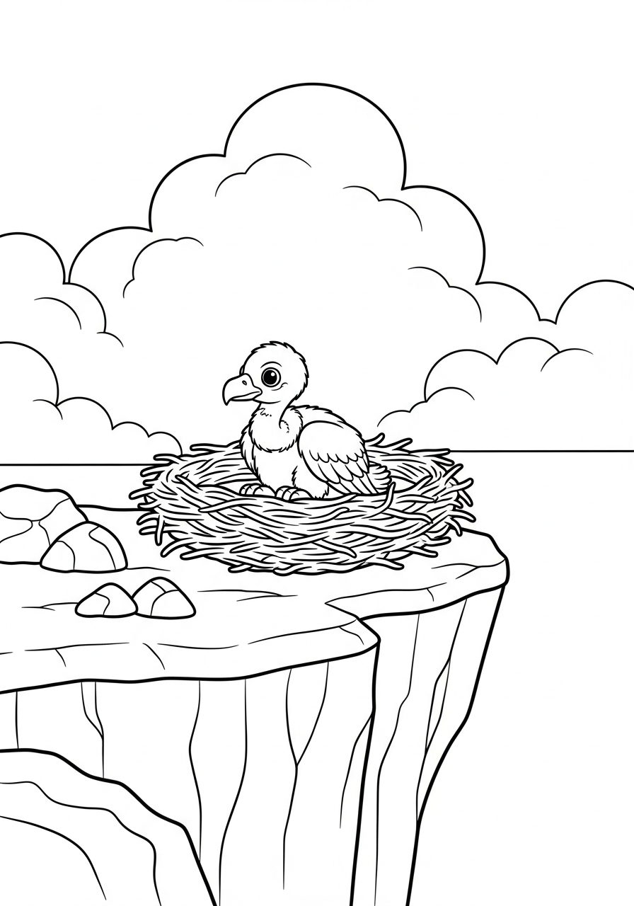 avvoltoio disegni da colorare per bambini maschi