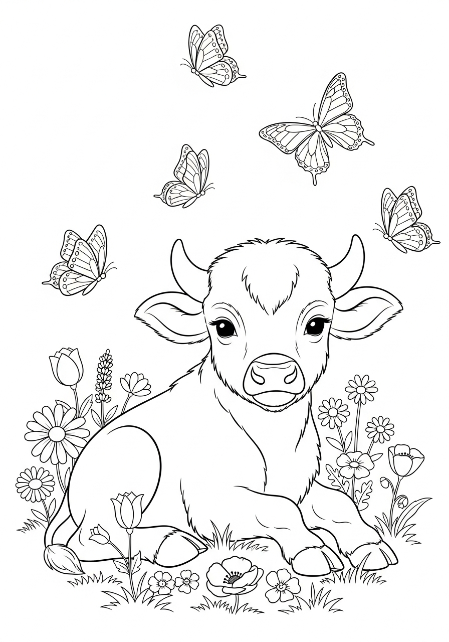 Bufalo 18 disegni di bufalo da colorare e stampare gratis