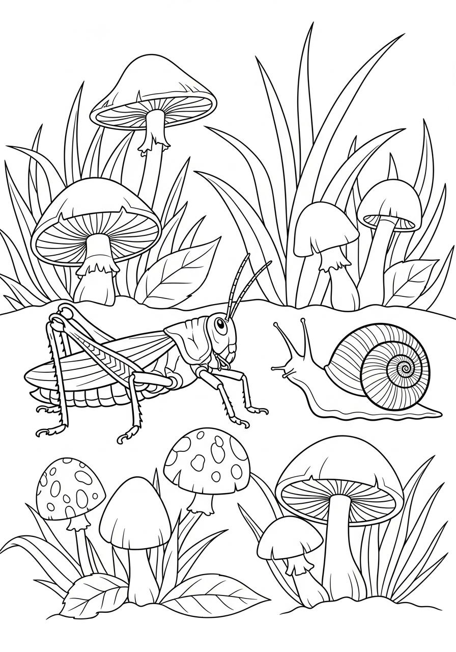 disegni da colorare per bambini pdf cavalletta