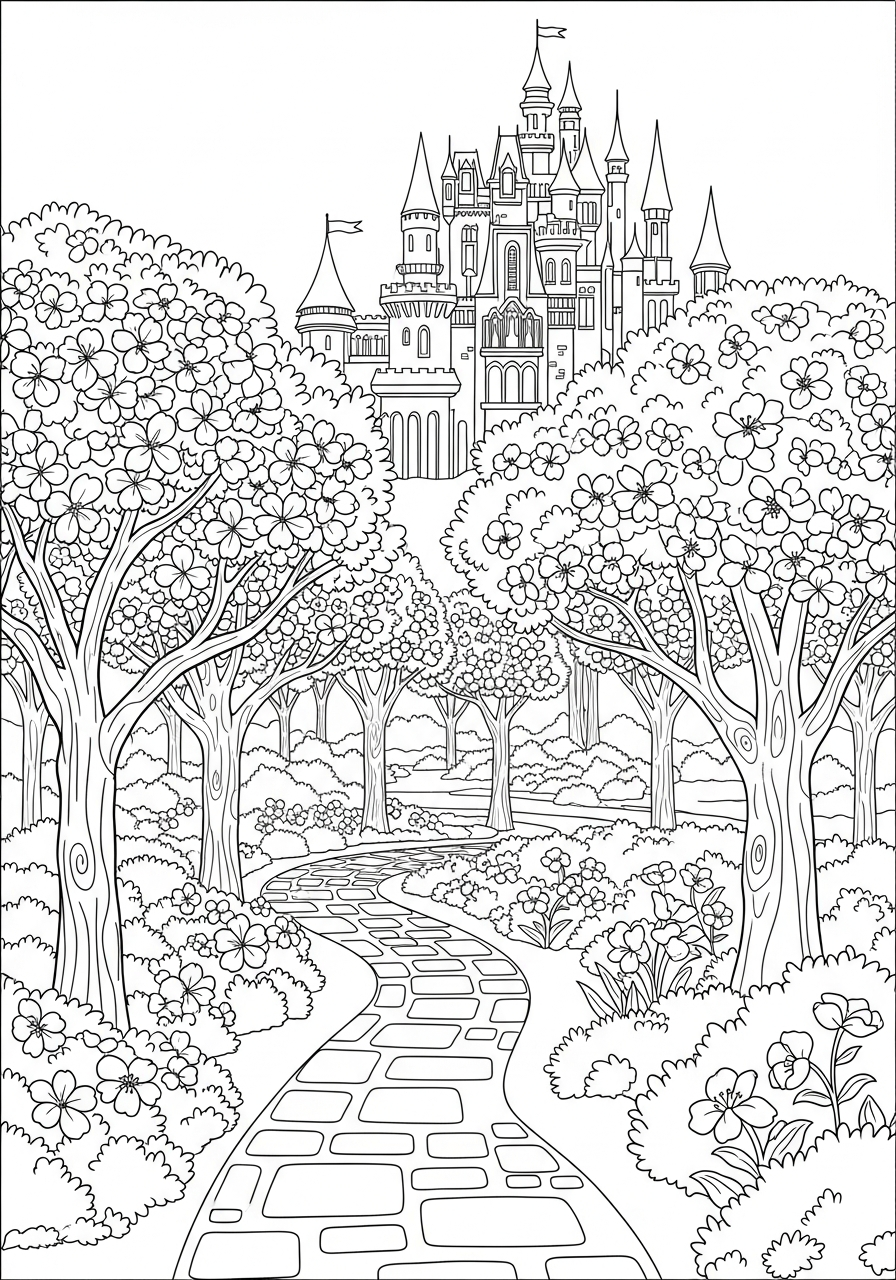 disegni fiore di ciliegio da colorare online