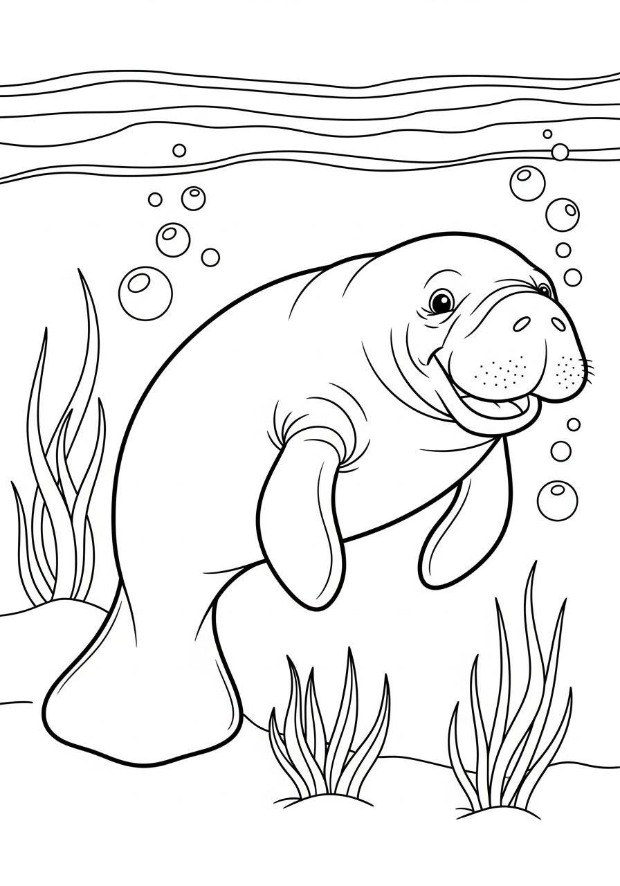 lamantino immagini da colorare per bambini