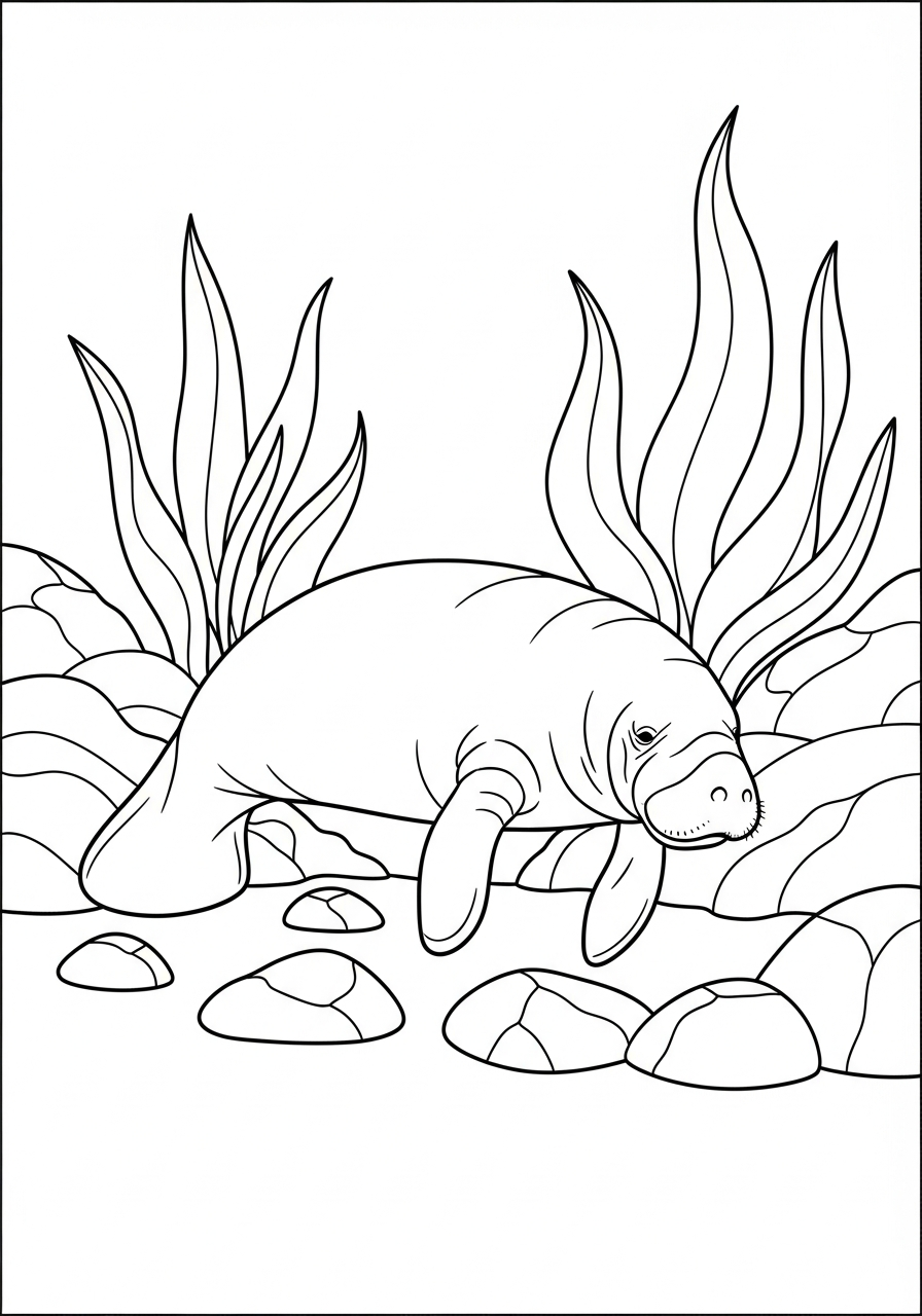 lamantino disegno da colorare