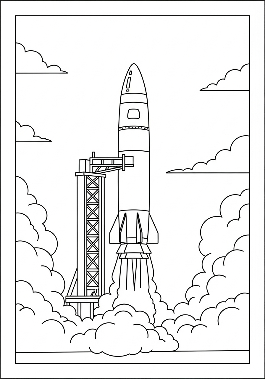 pdf stampare missile da colorare