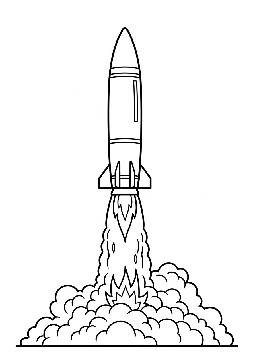 missile da colorare