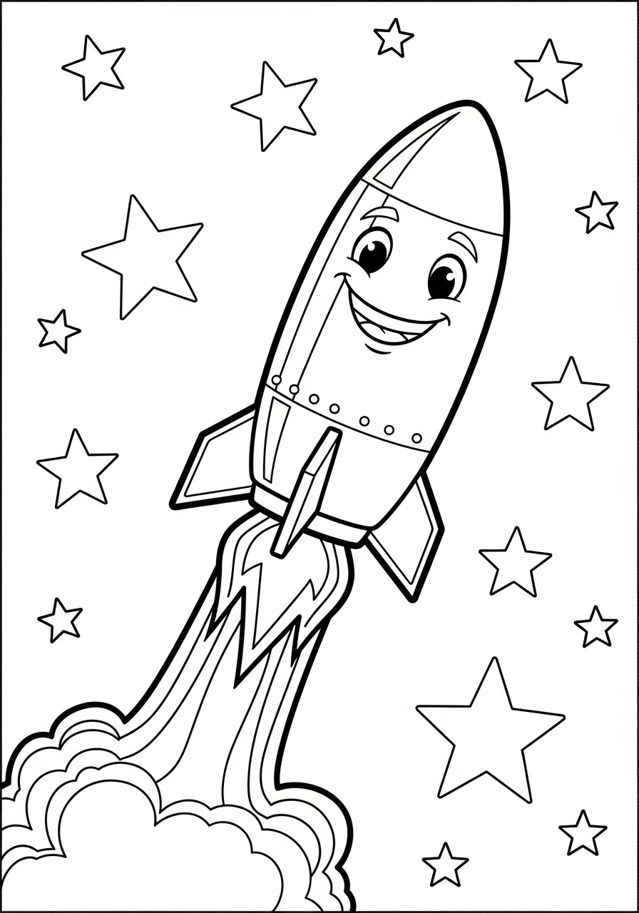 missile da colorare e stampare