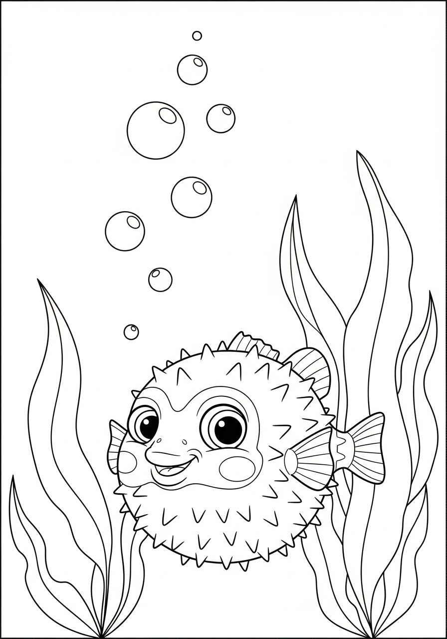 Pesce palla 20 immagini da stampare e colorare di pesce palla