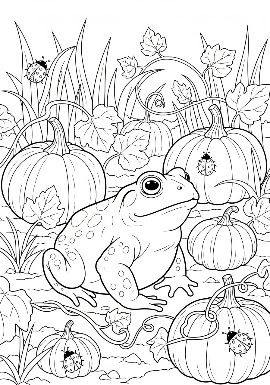 disegni da colorare per bambini pdf rospo