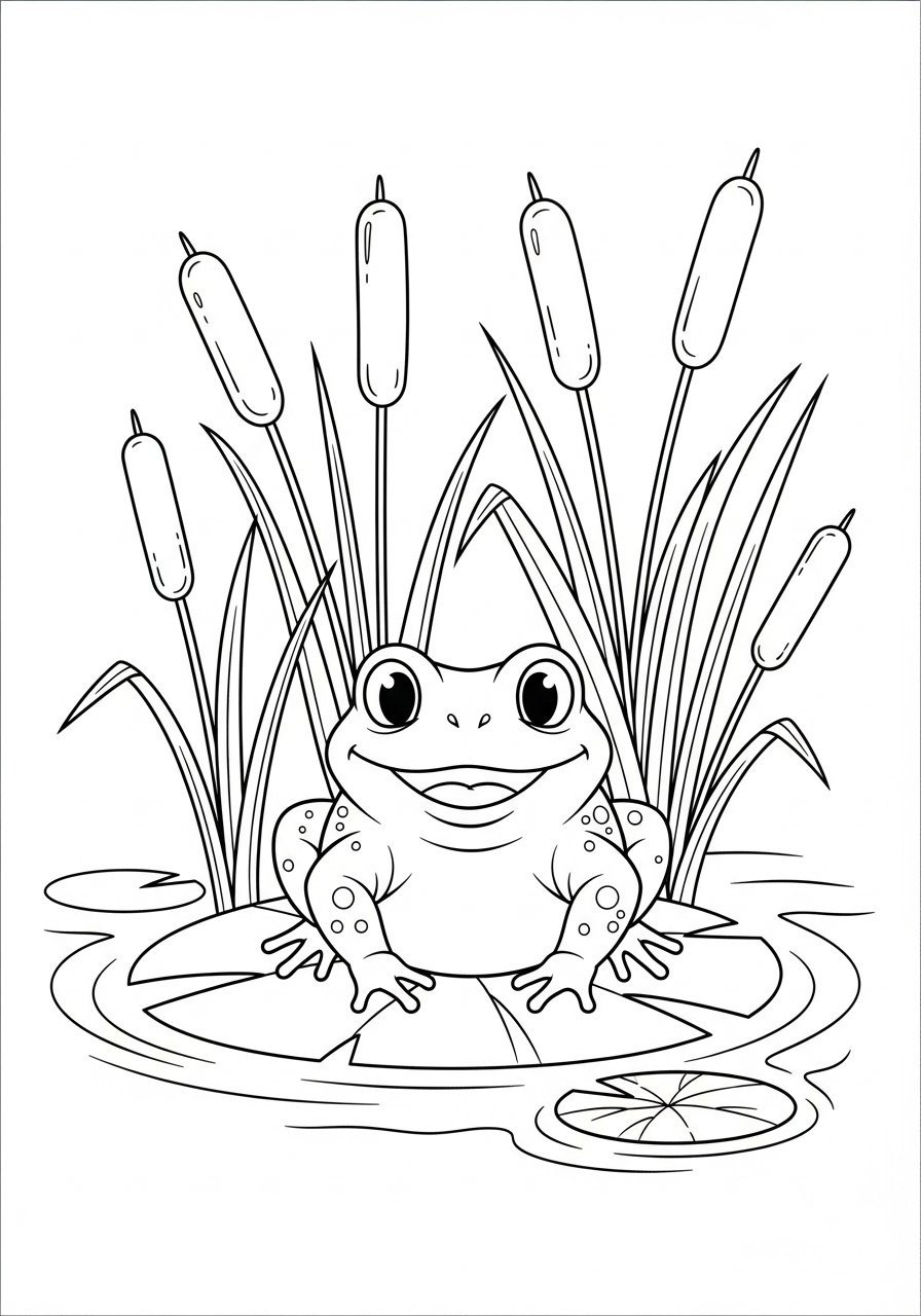 rospo disegno da colorare facile