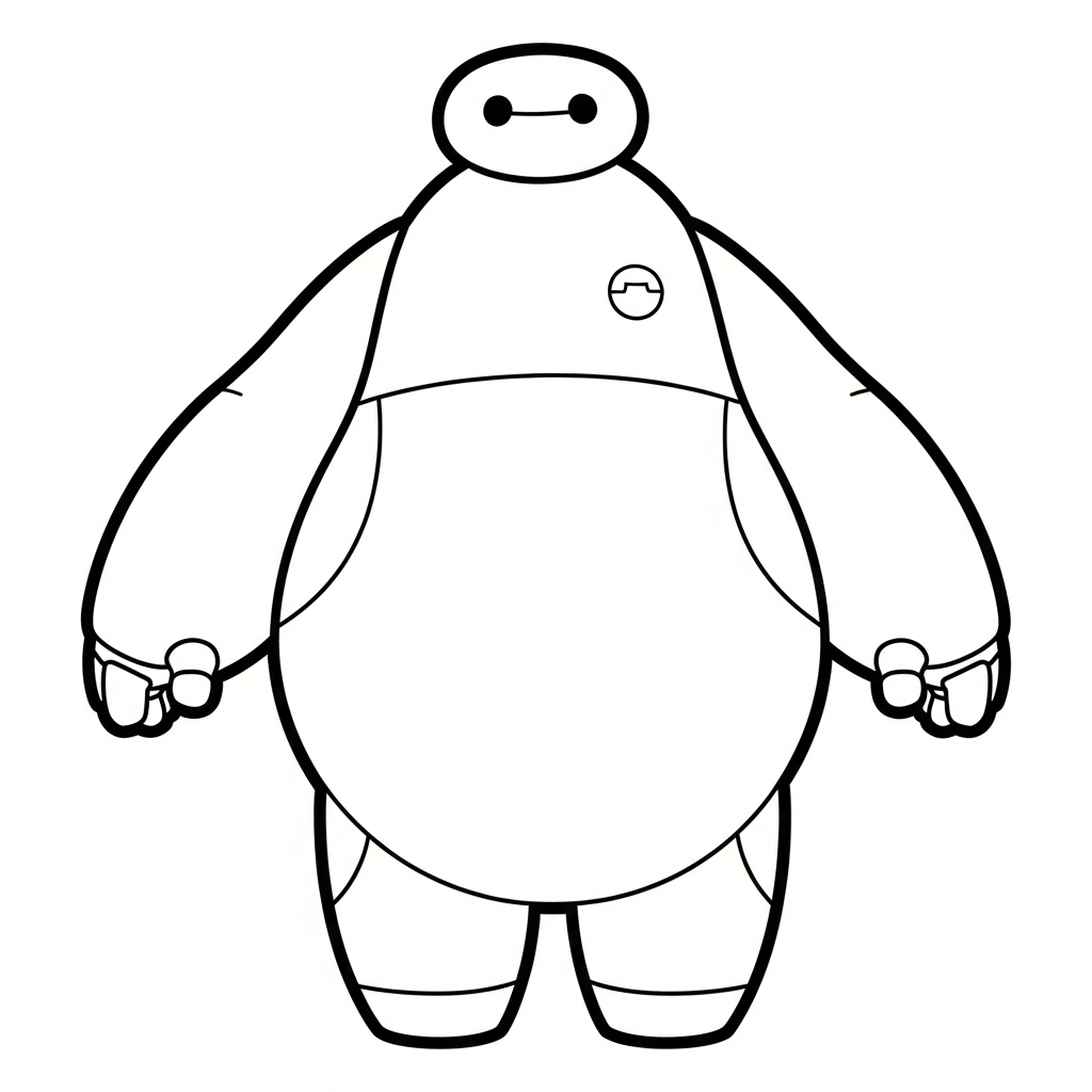 Baymax da colorare thumbnail