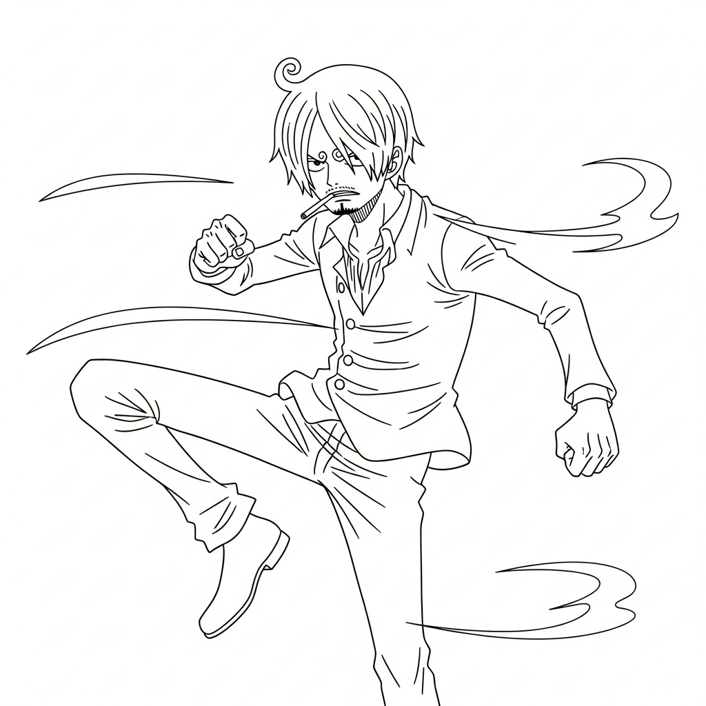 Sanji da colorare thumbnail