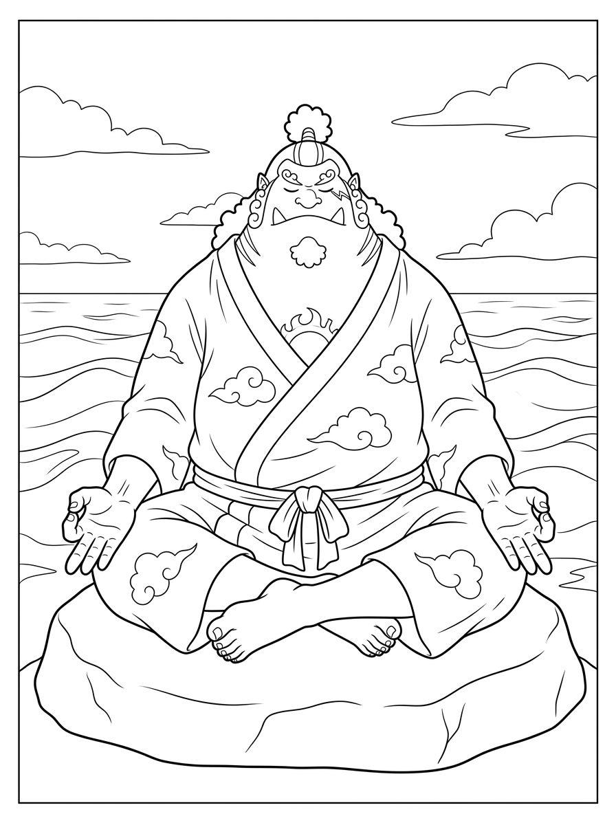 Jinbe 14 Jinbe da colorare e stampare pdf