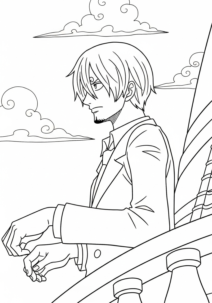 Sanji da stampare e colorare per bambini