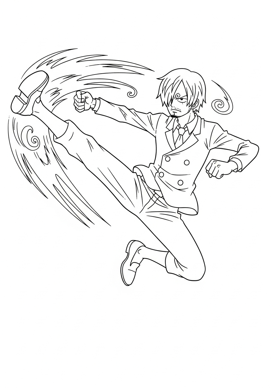 foto Sanji da colorare