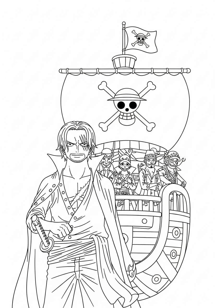 disegni Shanks da colorare