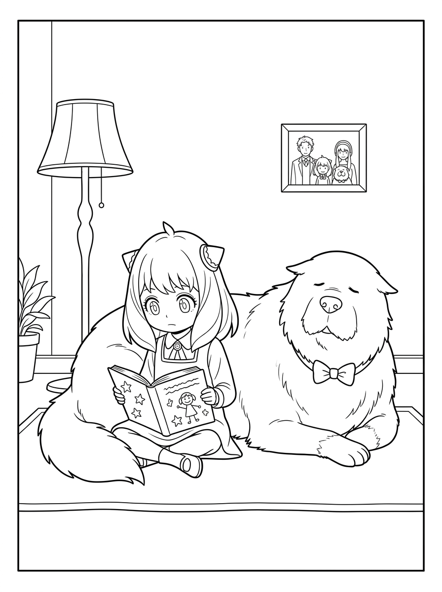 Spy x Family 12 Spy x Family disegni da colorare per bambini maschi