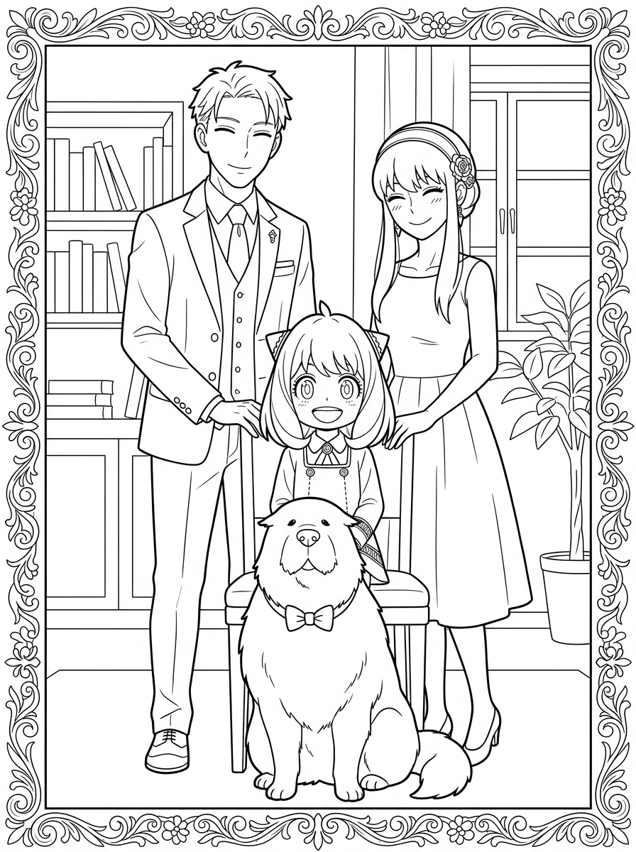 Spy x Family 5 Spy x Family da colorare e stampare gratis