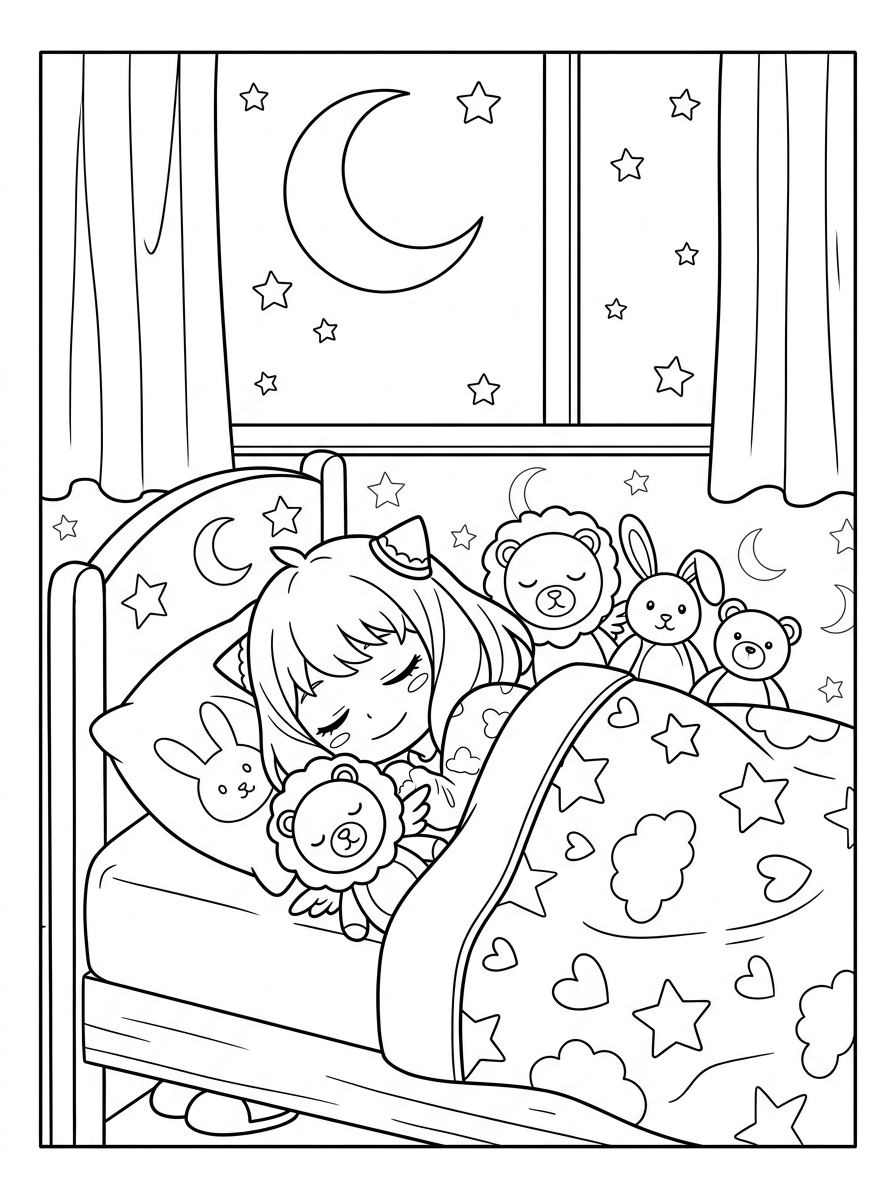 Spy x Family 14 disegni Spy x Family facili da colorare 1