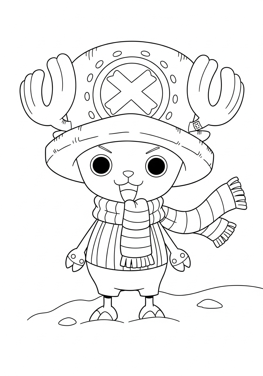 immagini di Tony Tony Chopper da stampare e colorare