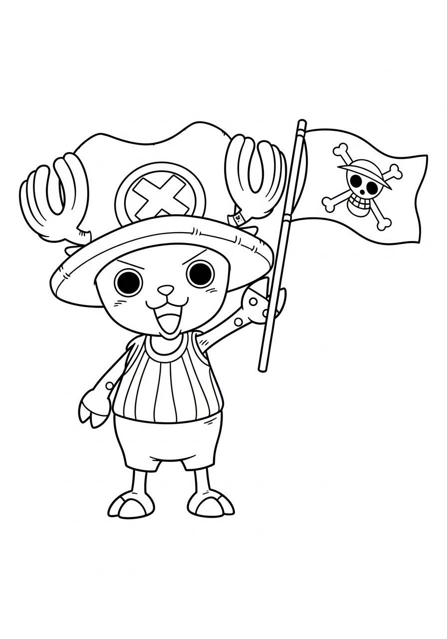 Tony Tony Chopper da colorare