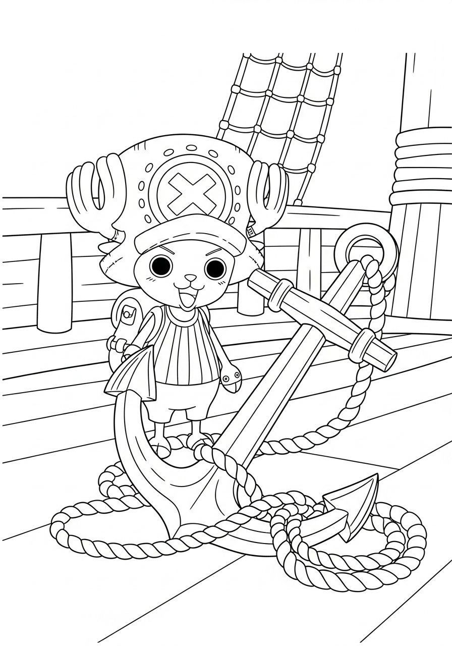disegni Tony Tony Chopper da colorare