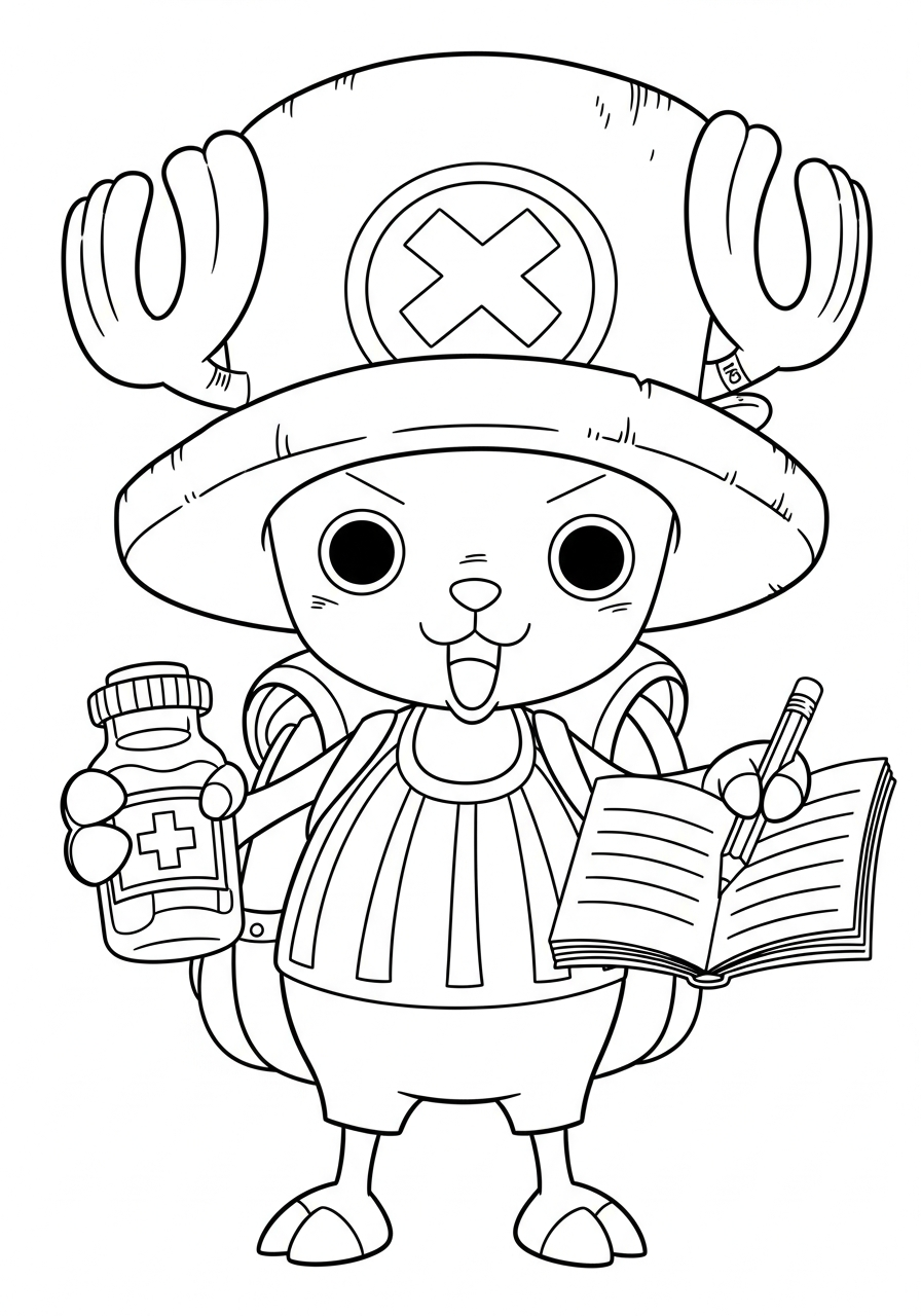 disegni Tony Tony Chopper da colorare gratis
