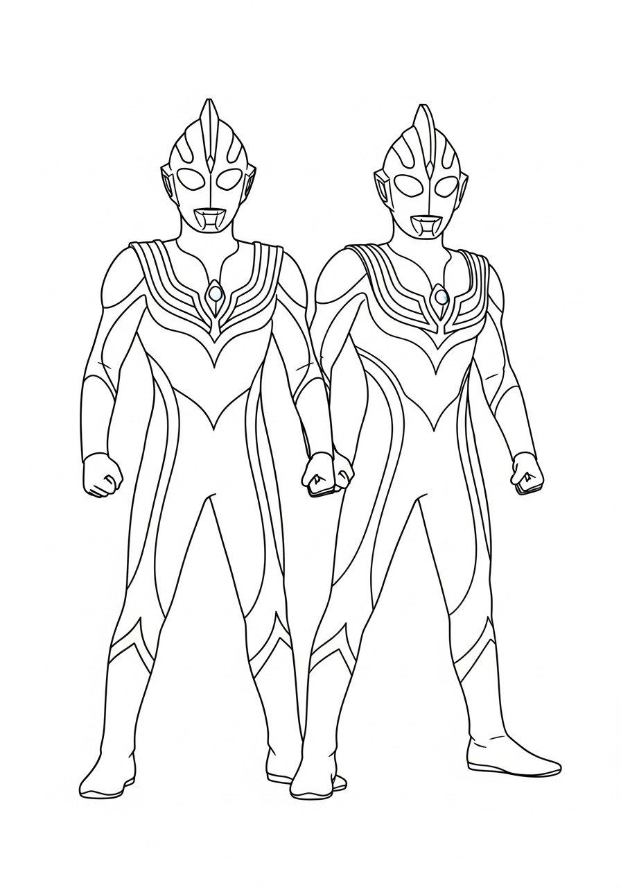 disegni da colorare gratis Ultraman