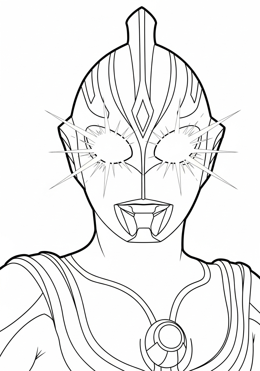 immagine Ultraman da colorare
