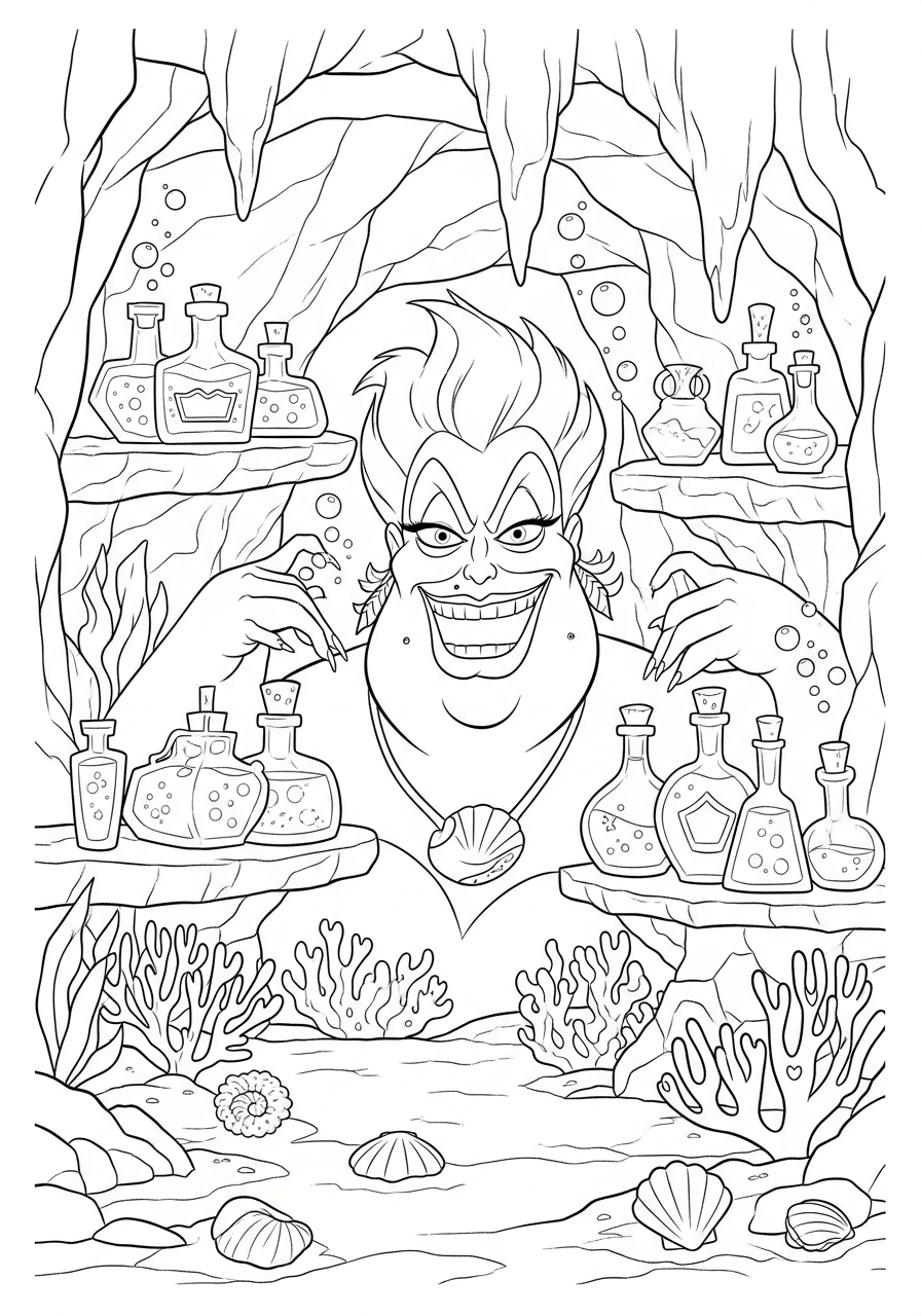 disegni da colorare Ursula pdf