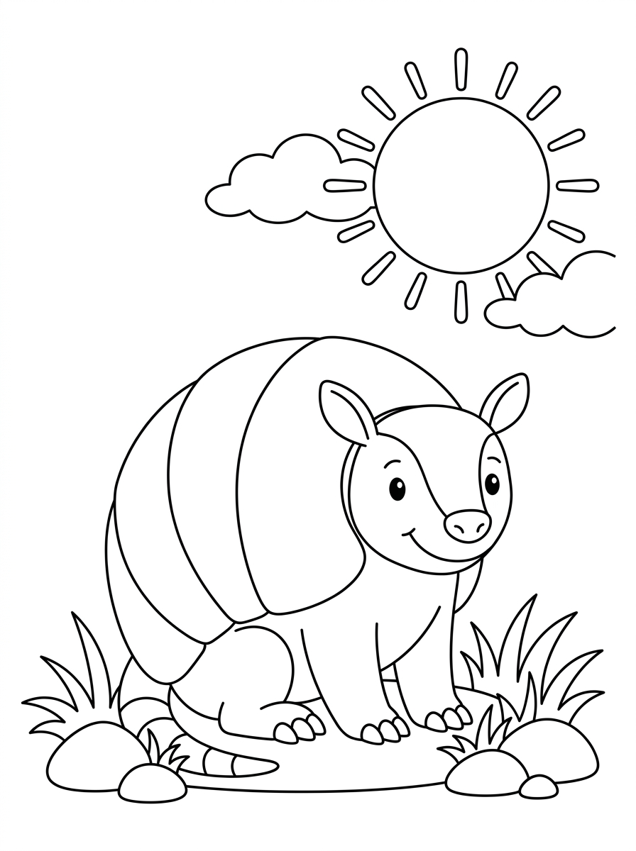 Armadillo 14 disegni da colorare armadillo pdf