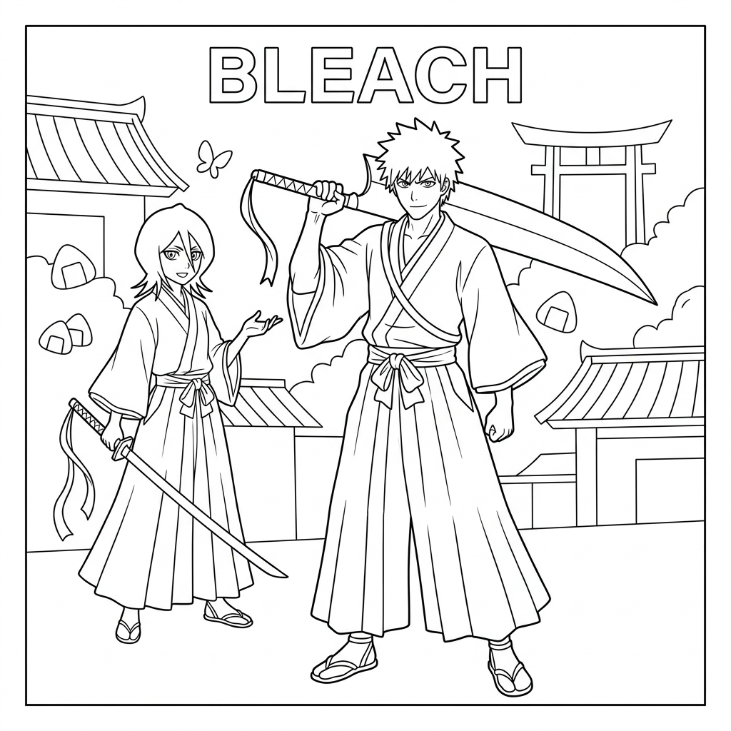 Bleach Miniaturbild ausmalbilder