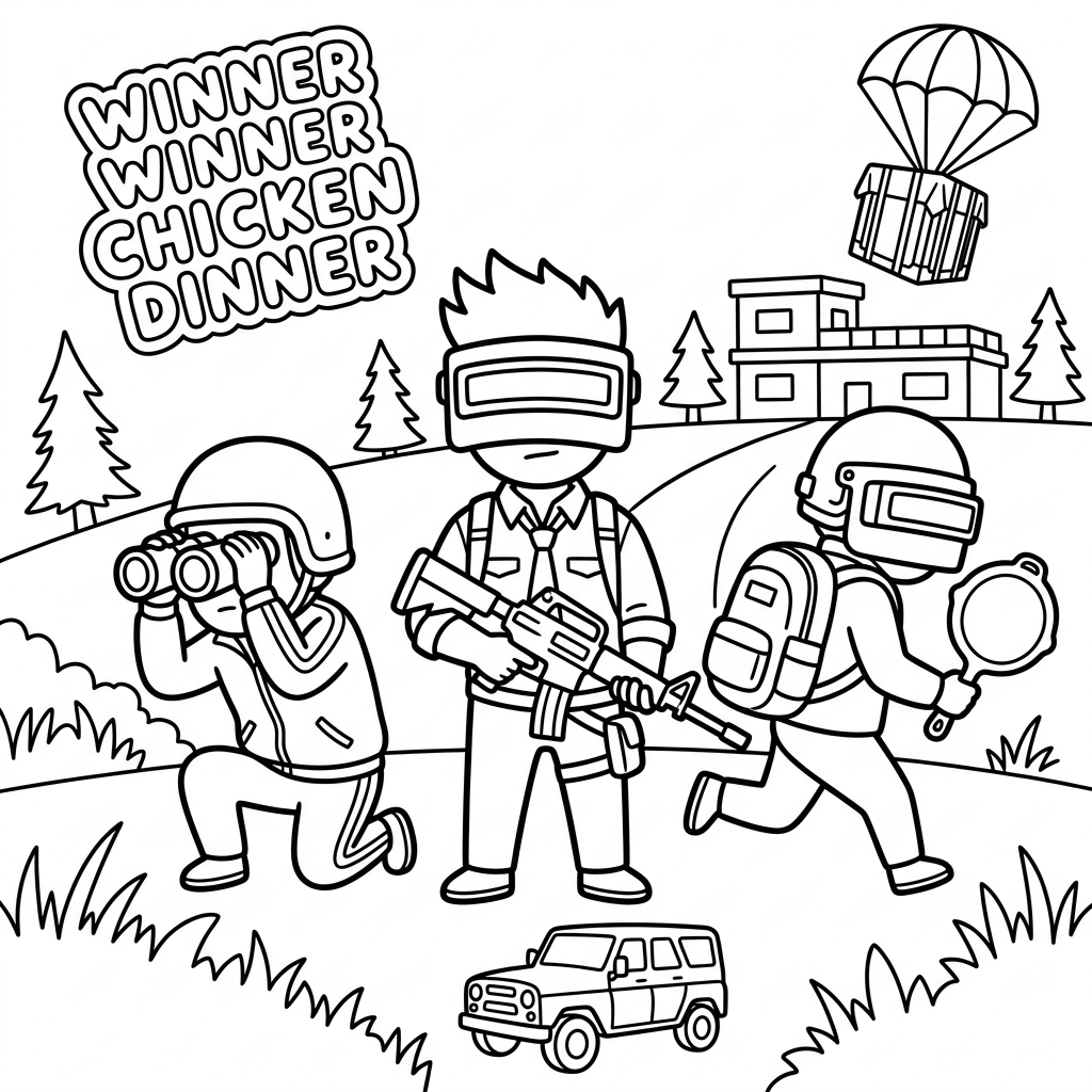 PUBG da colorare thumbnail