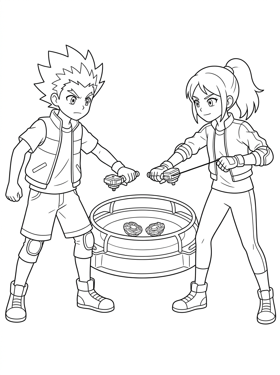 Beyblade X 22 Beyblade X da colorare e stampare