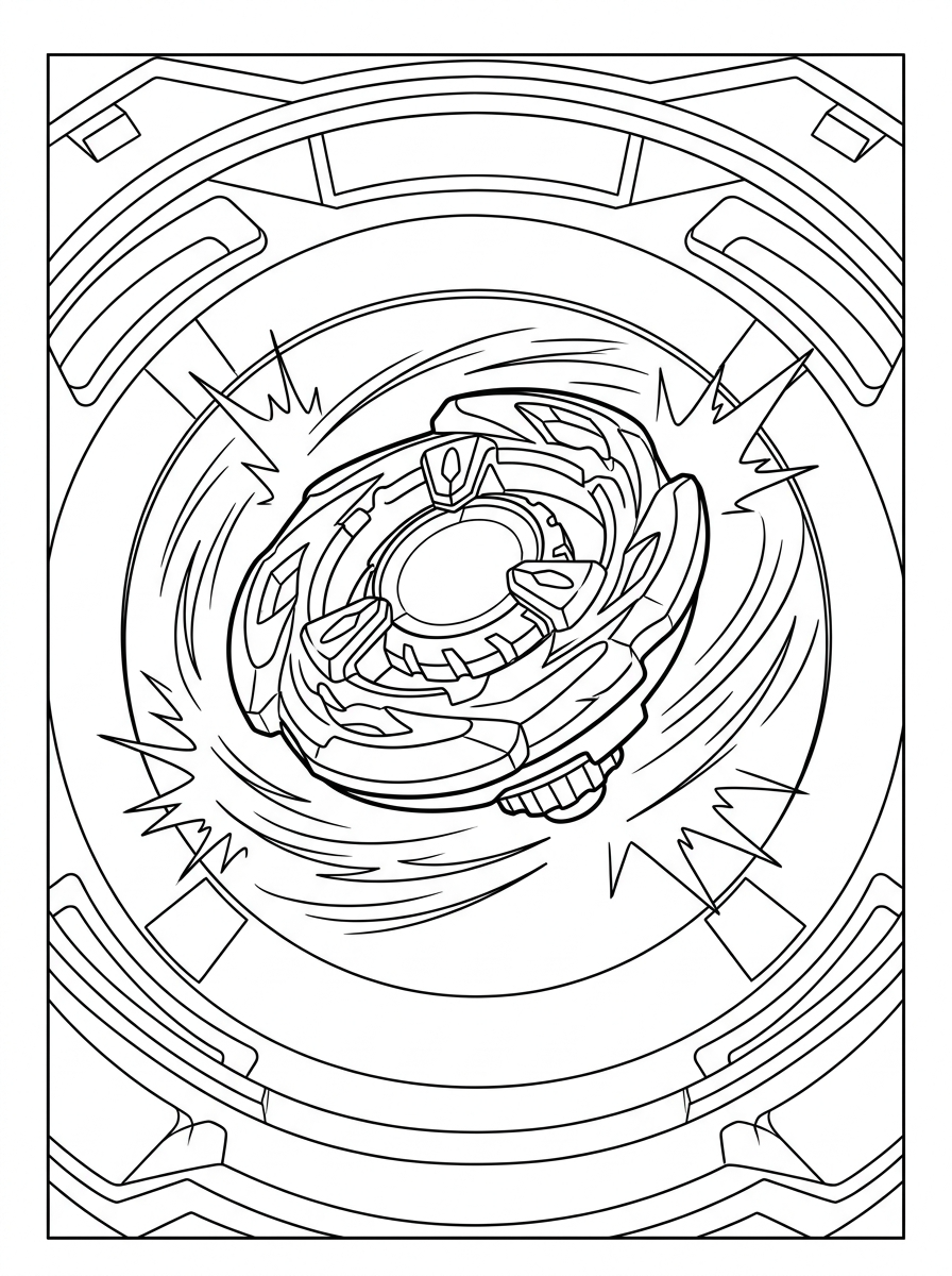 Beyblade X 18 disegni da stampare e colorare Beyblade X