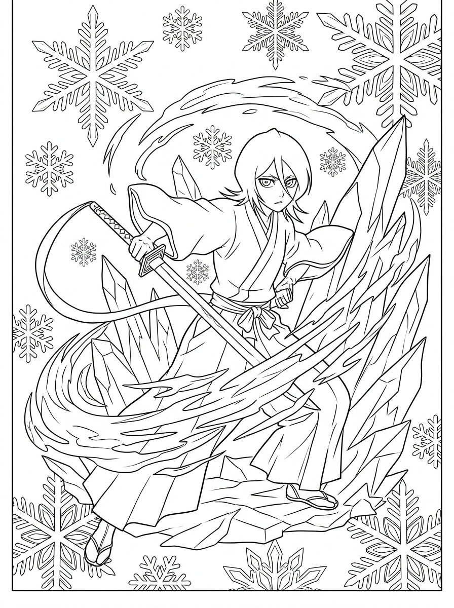 Bleach kostenlos ausdrucken und ausmalen