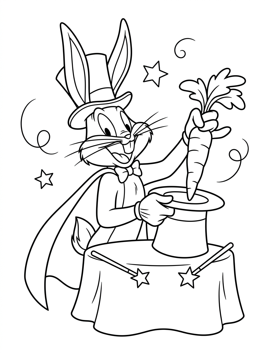 immagine Bugs Bunny da colorare 1