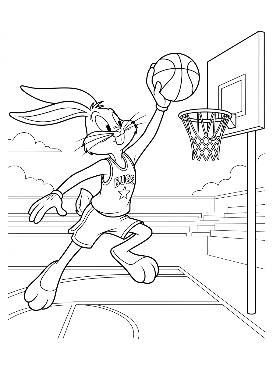 disegni da colorare Bugs Bunny