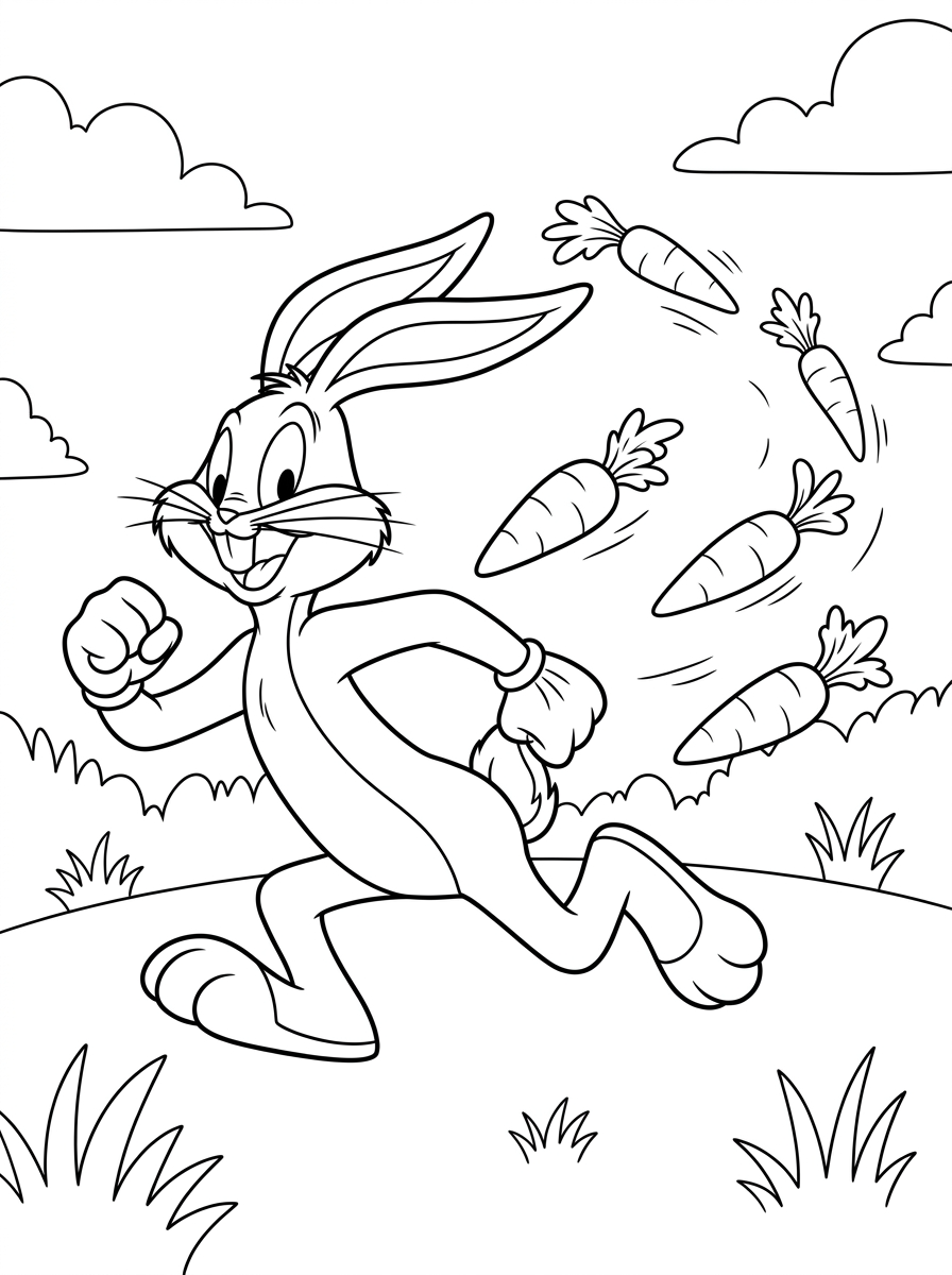 Bugs Bunny da colorare bambini