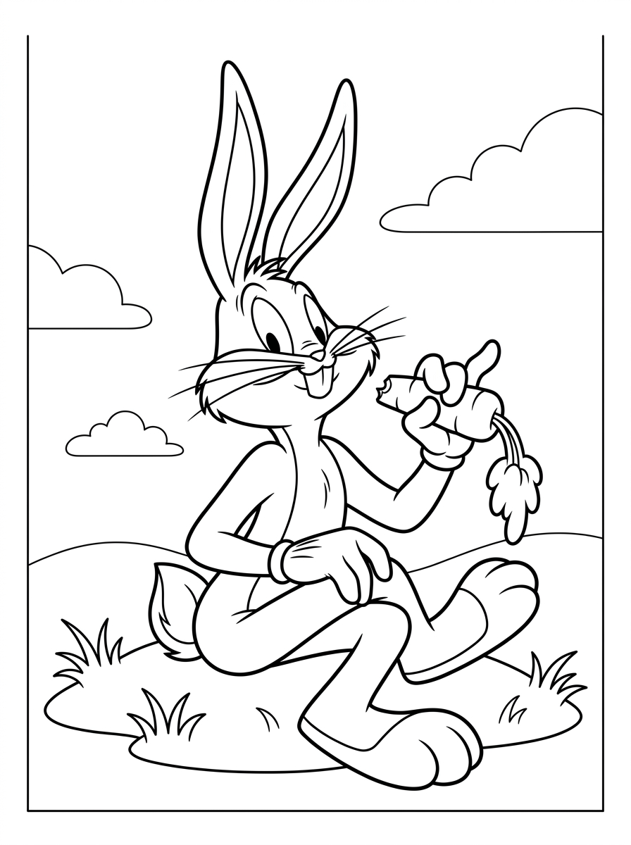 disegno Bugs Bunny da colorare